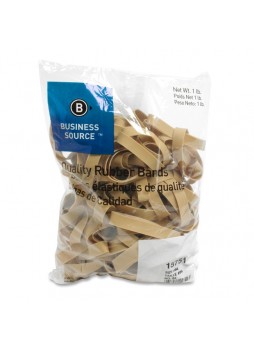 Business Source 15751 Quality Rubber Bands, 3.50" x 0.50", Pack of 150
